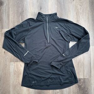 Nike Black Quarter-Zip Performance Pullover